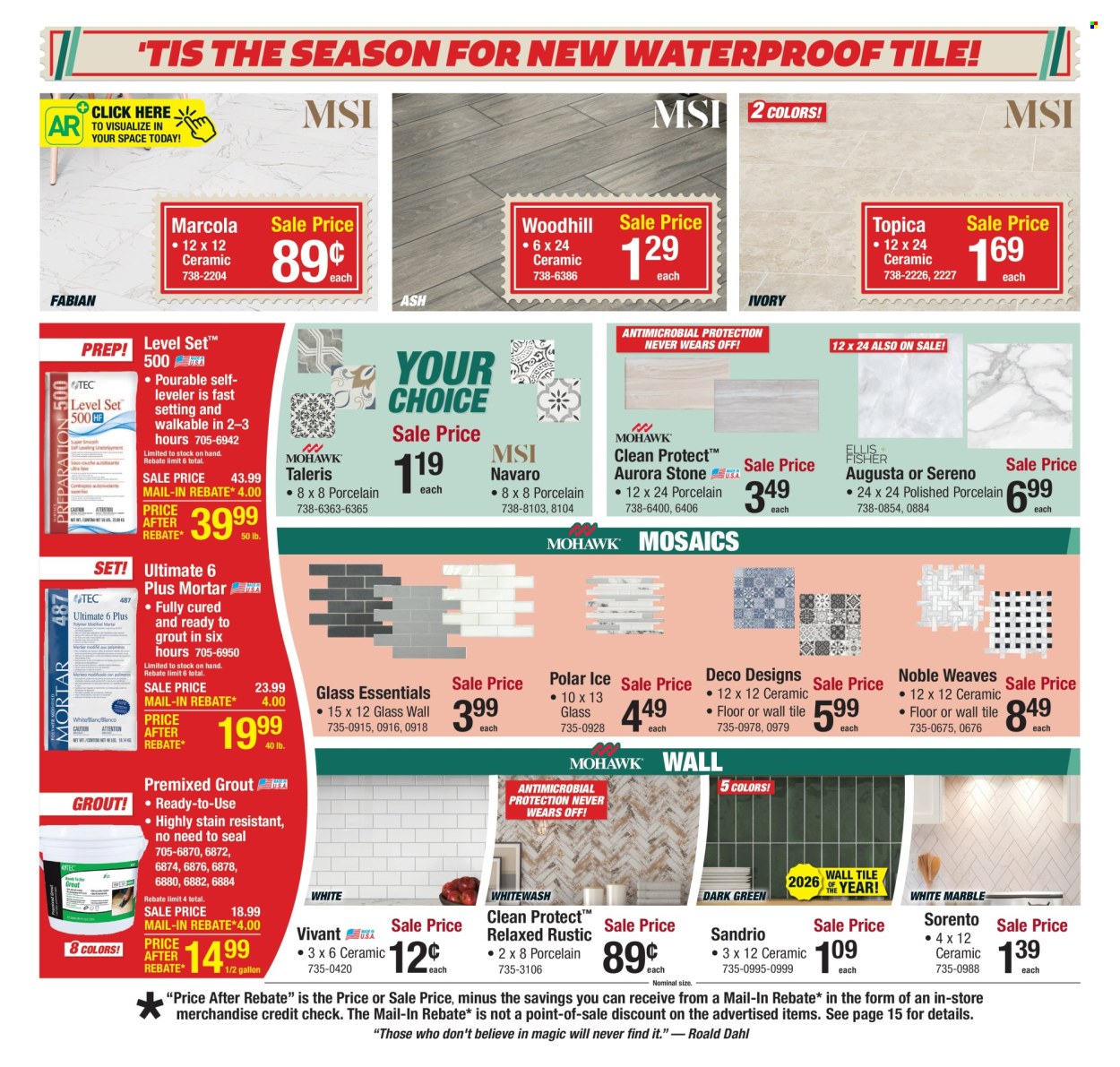 Menards ad - 12/18/2025 - 12/31/2025. Page 16