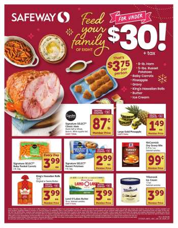 Safeway Flyer - 12/17/2025 - 12/25/2025.