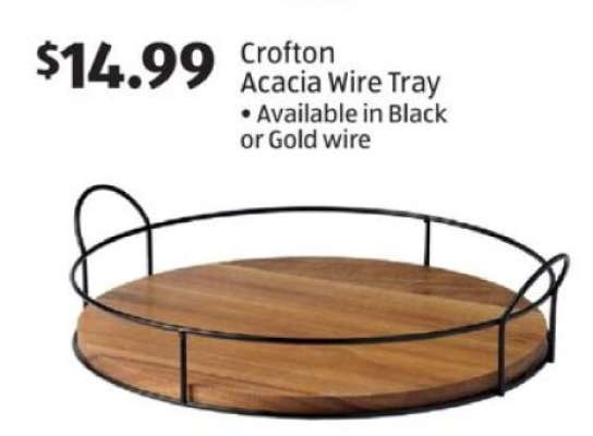 Crofton Acacia Wire Tray