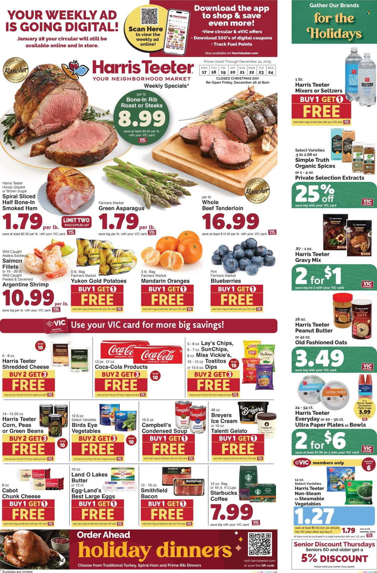 Harris Teeter ad - 12/17/2025 - 12/24/2025. Page 1