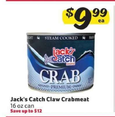 Jack's Catch Claw Crabmeat