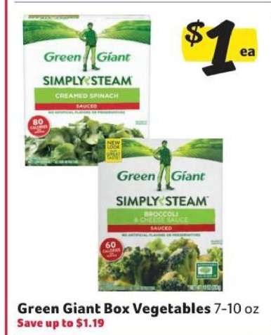 Green Giant Box Vegetables