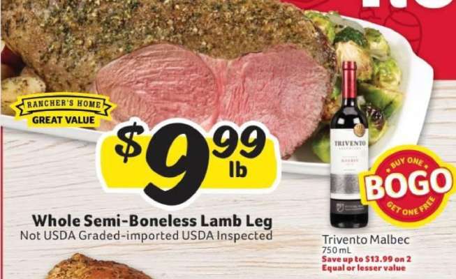 Whole Semi-Boneless Lamb Leg