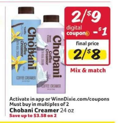 Chobani Creamer