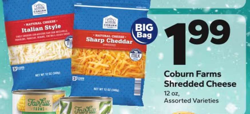 Coburn Farms Shredded Cheese