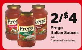 Prego Italian Sauces