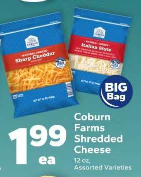 Coburn Farms Shredded Cheese