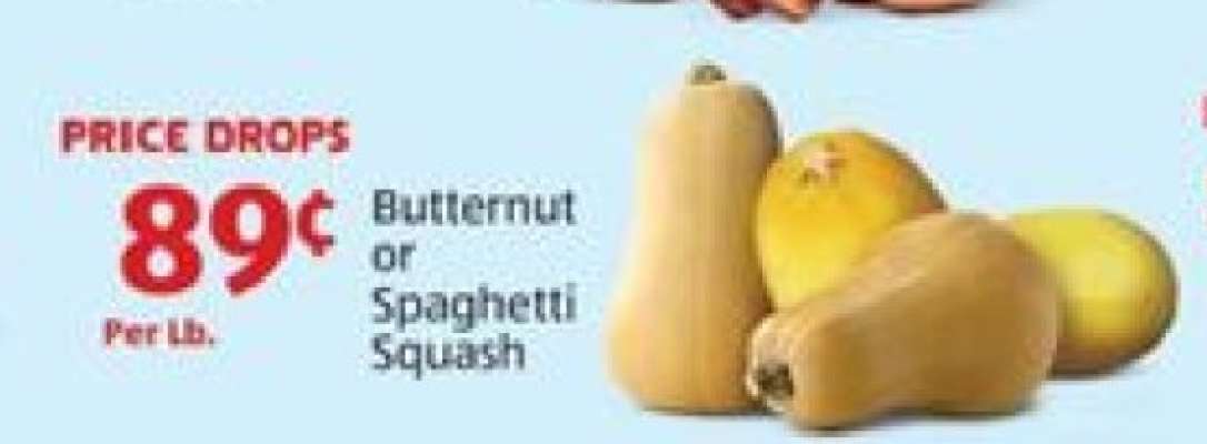 Butternut or Spaghetti Squash