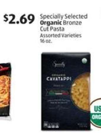 Specially Selected Organic Bronze Cut Pasta