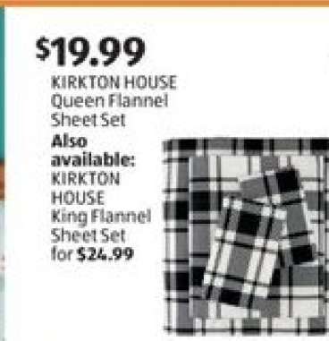 KIRKTON HOUSE Queen Flannel Sheet Set