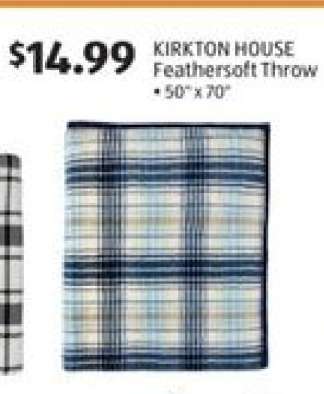 KIRKTON HOUSE Feathersoft Throw