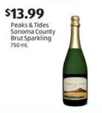 Peaks & Tides Sonoma County Brut Sparkling