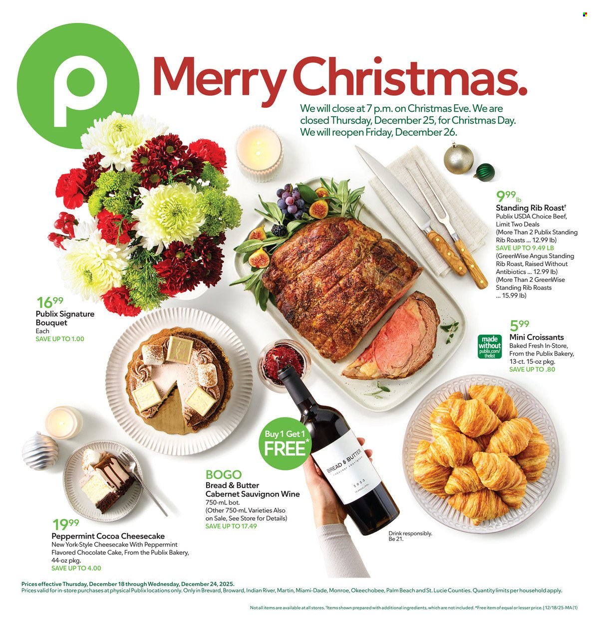 Publix ad - 12/18/2025 - 12/24/2025. Page 1