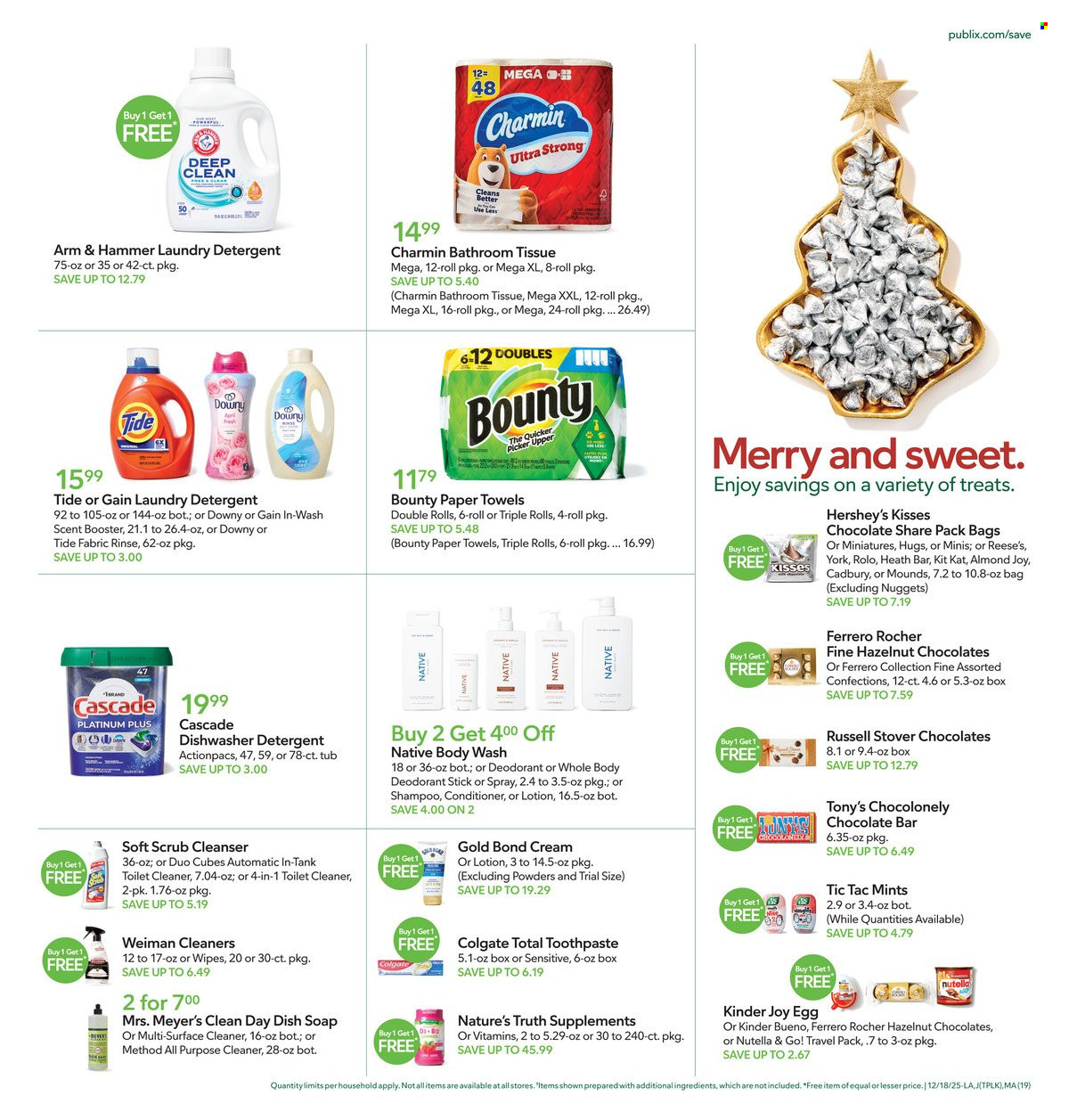 Publix ad - 12/18/2025 - 12/24/2025. Page 19