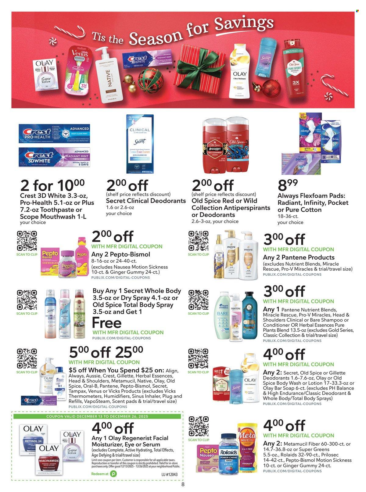 Publix ad - 12/13/2025 - 12/26/2025. Page 8