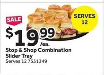 Stop & Shop Combination Slider Tray