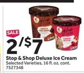 Stop & Shop Deluxe Ice Cream