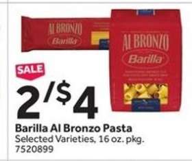 Barilla Al Bronzo Pasta