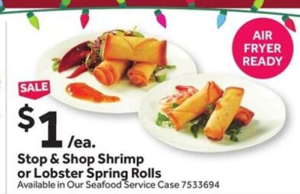 Stop & Shop Shrimp or Lobster Spring Rolls