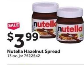 Nutella Hazelnut Spread