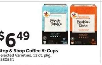 Stop & Shop Coffee K-Cups
