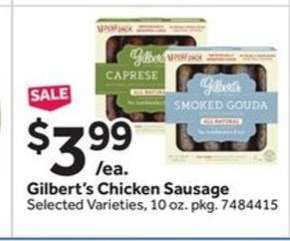 Gilbert's Chicken Sausage