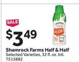 Shamrock Farms Half & Half