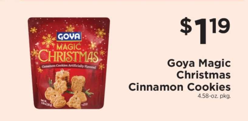 Goya Magic Christmas Cinnamon Cookies