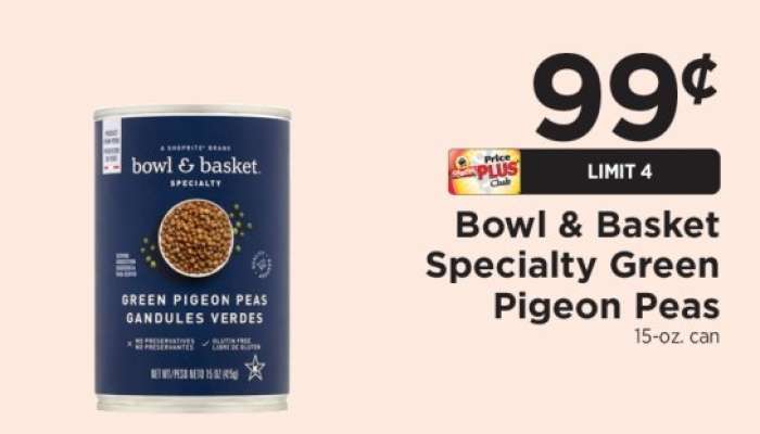 Bowl & Basket Specialty Green Pigeon Peas