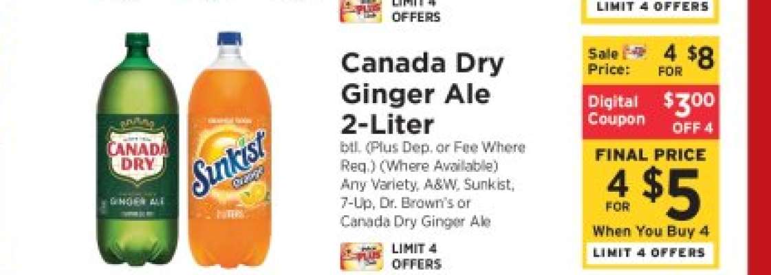 Canada Dry Ginger Ale 2- liter