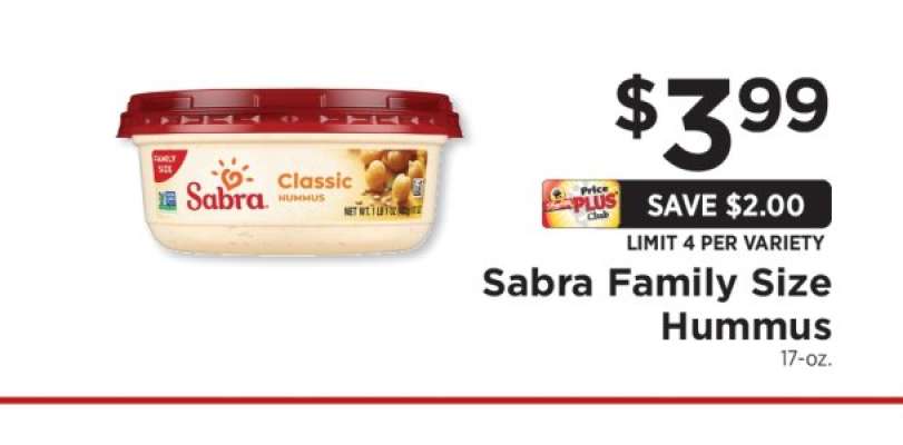 Sabra Family Size Hummus