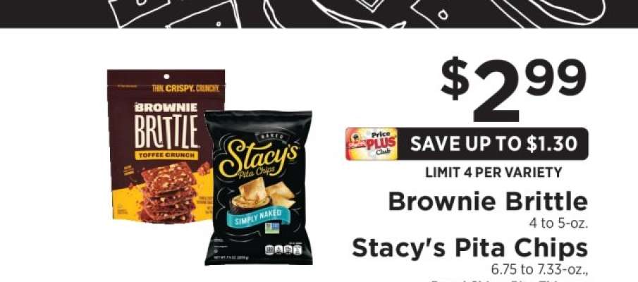Brownie Brittle / Stacy's Pita Chips