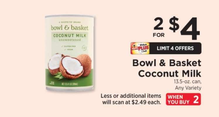 Bowl & Basket Coconut Milk