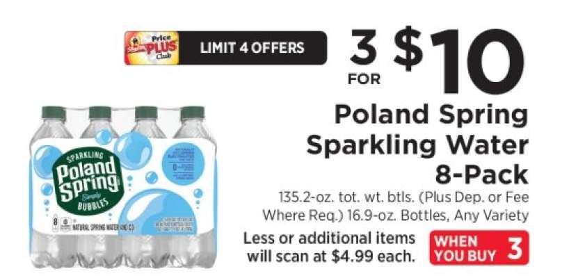 Poland Spring Sparkling Water 8-Pack