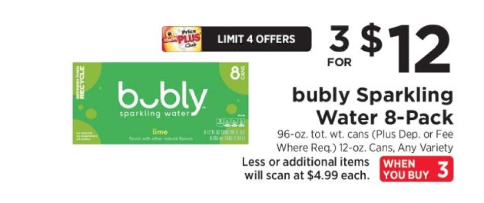 bubly Sparkling Water 8-Pack