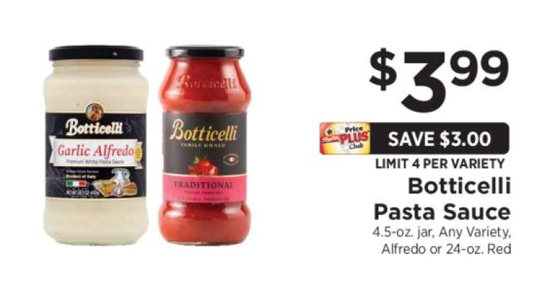 Botticelli Pasta Sauce