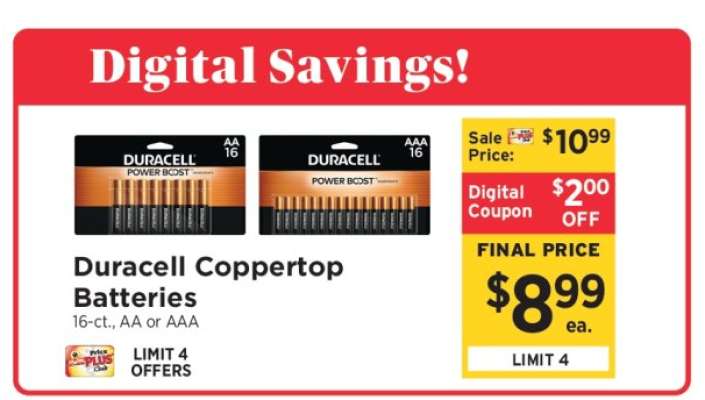 Duracell Coppertop Batteries*
