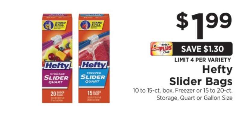 Hefty Slider Bags