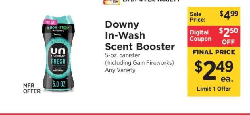 Downy In-Wash Scent Booster