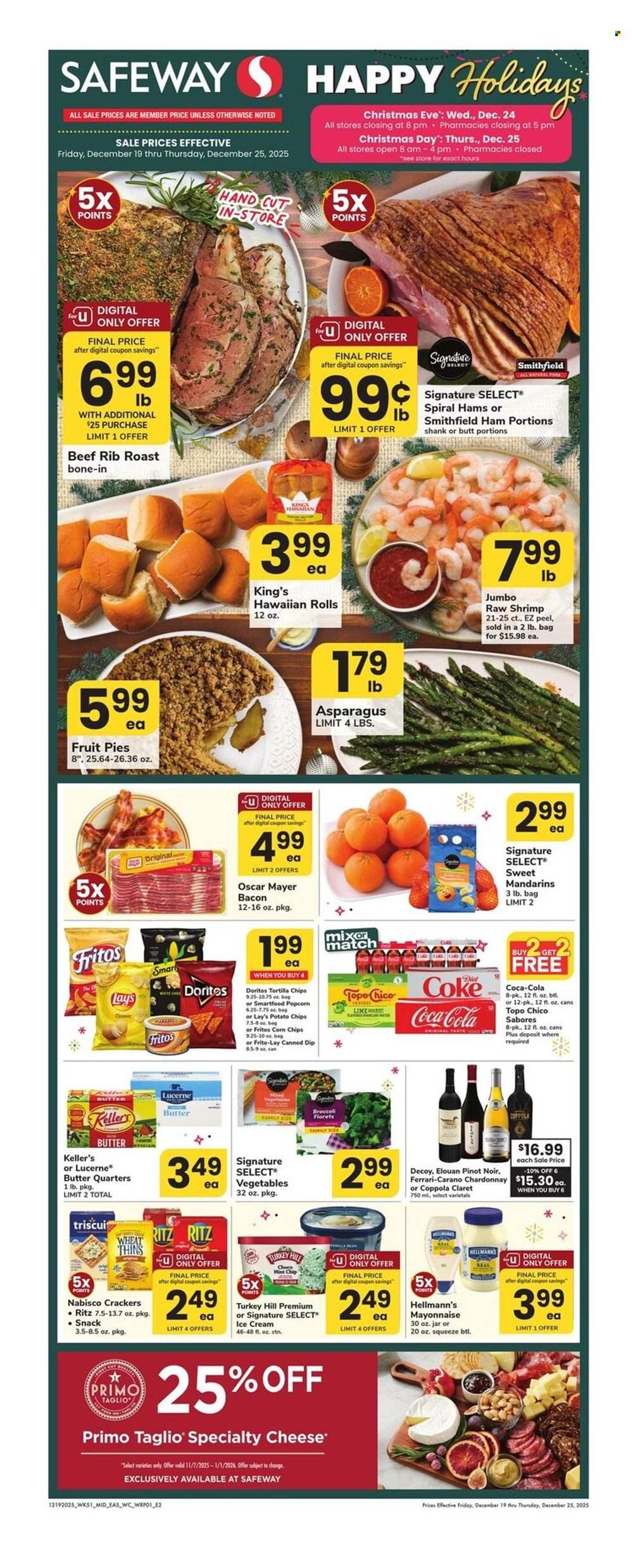 Safeway ad - 12/19/2025 - 12/25/2025. Page 1