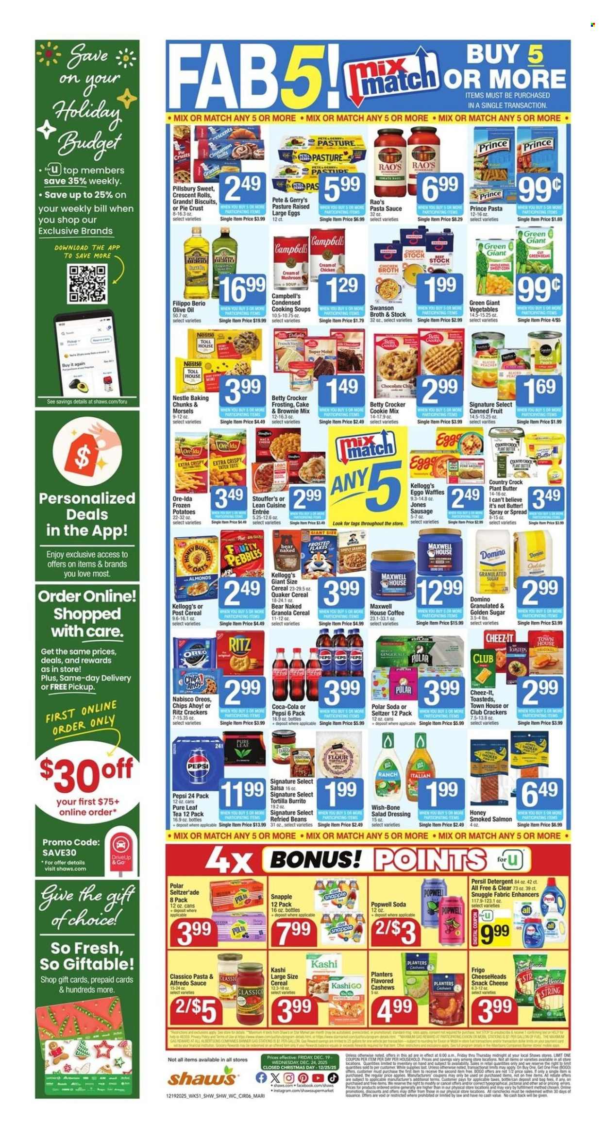 Shaw’s ad - 12/19/2025 - 12/25/2025. Page 6