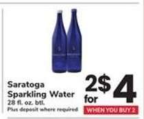 Saratoga Sparkling Water