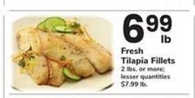 Fresh Tilapia Fillets