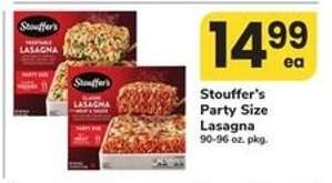 Stouffer's Party Size Lasagna