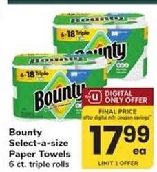Bounty Select-A-Size Paper Towels
