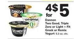 Dannon yogurt