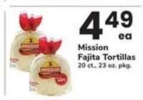 Mission Fajita Tortillas