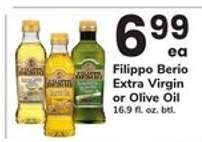 Filippo Berio Extra Virgin or Olive Oil