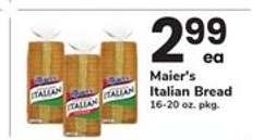 Maier's Italian Bread