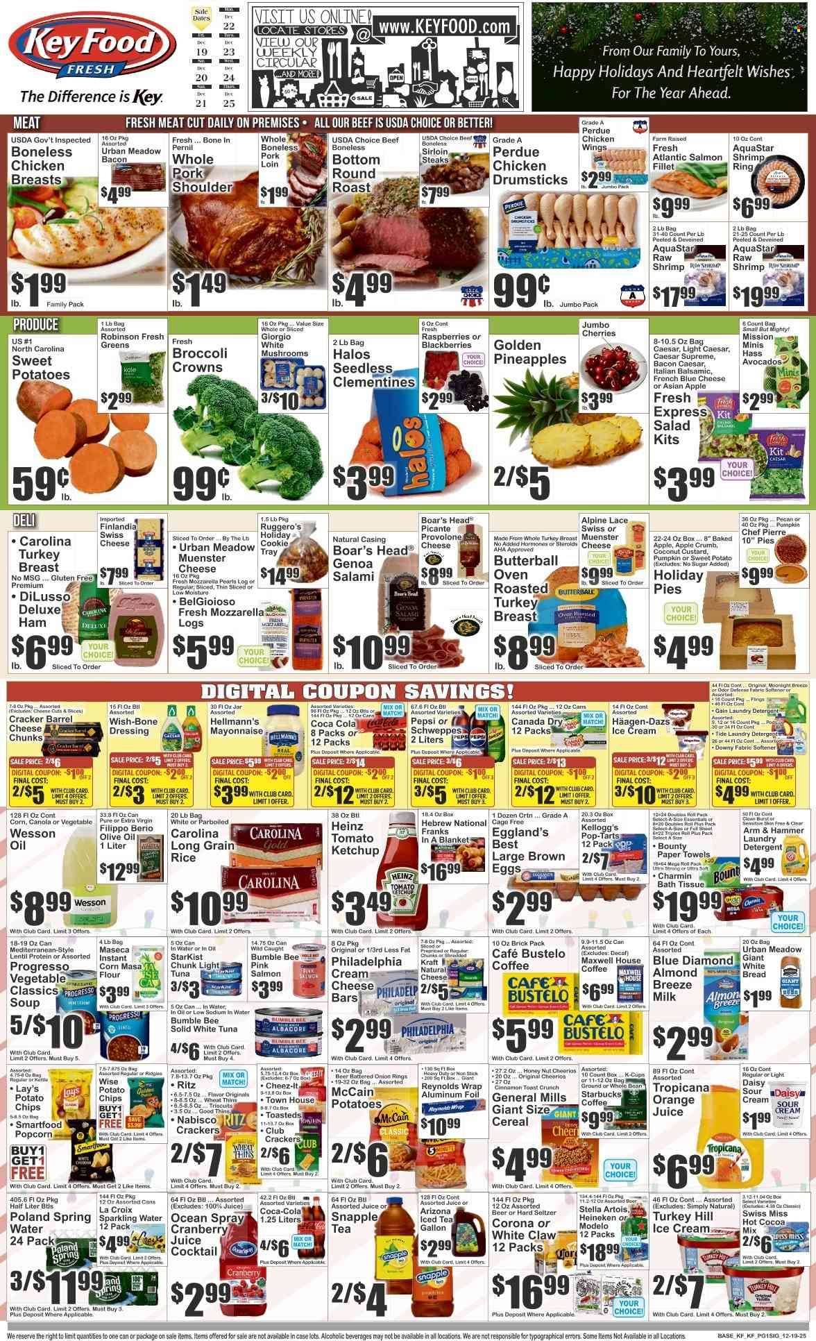 Key Food ad - 12/19/2025 - 12/25/2025. Page 1
